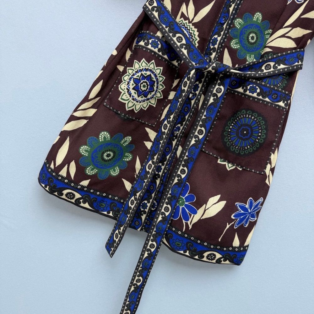 ALEMAIS Jasper Floral-Print Belted Mini Dress - Picture 4 of 8